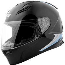 Ff 49 Syth Helmet Black/Silver Blue Xl