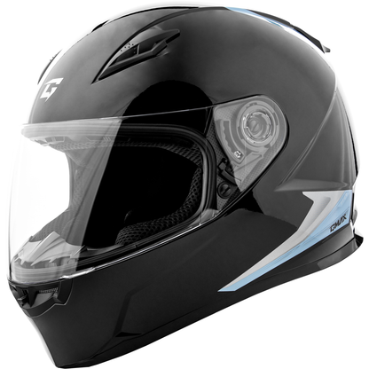 Ff 49 Syth Helmet Black/Silver Blue 2x