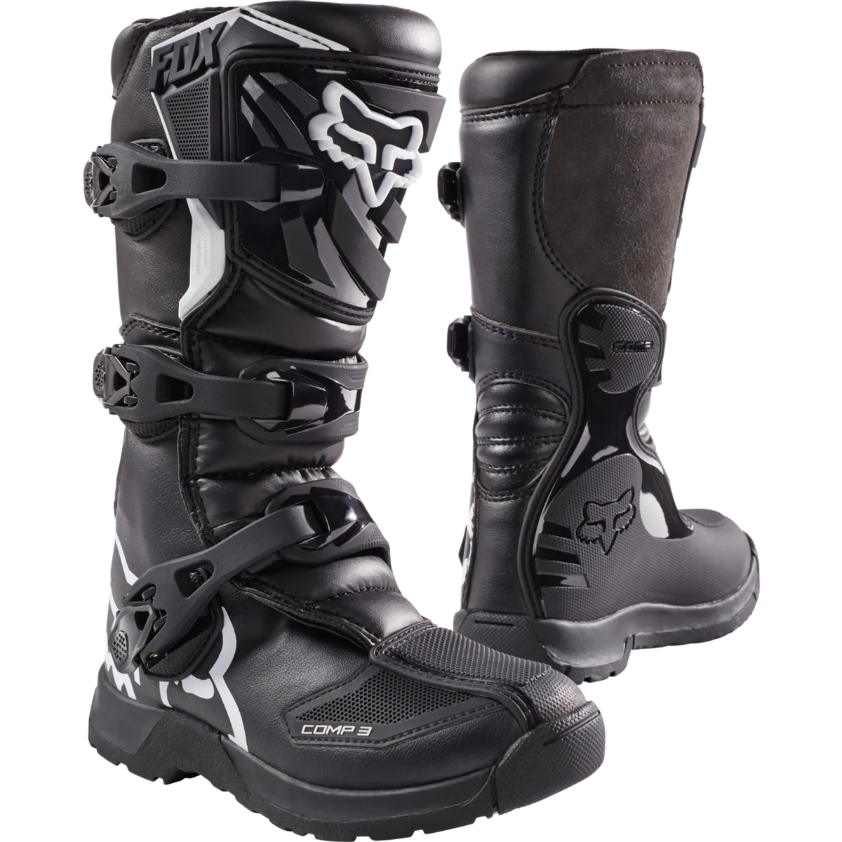 Fox Racing Black Comp 3Y Boots