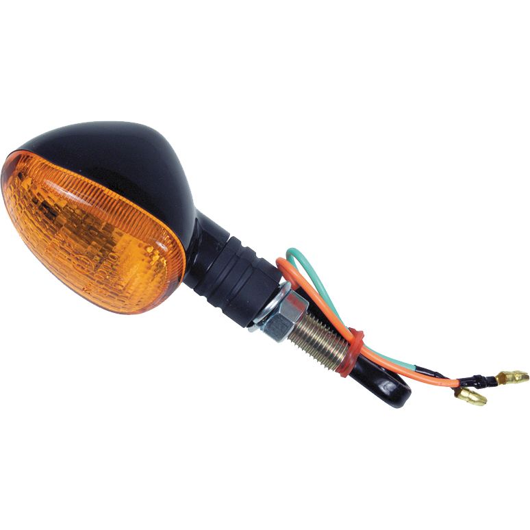 Oval Marker Light Front Black