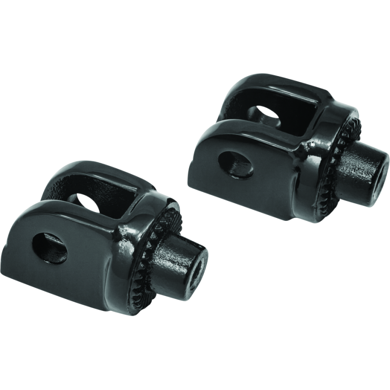 Kuryakyn Splined Adapter Mount Gloss Black