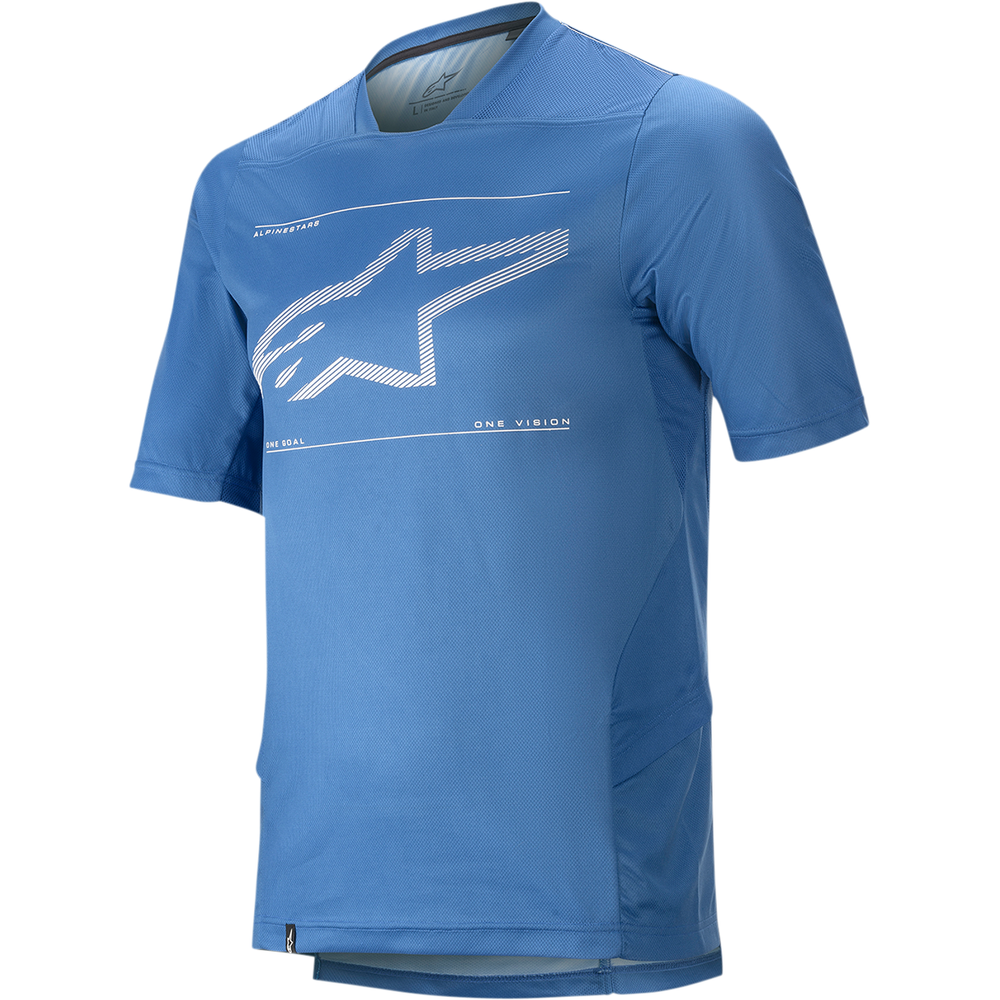 ALPINESTARS Drop 6.0 Short-Sleeve Jersey - Blue - Large 1766320-7310-LG