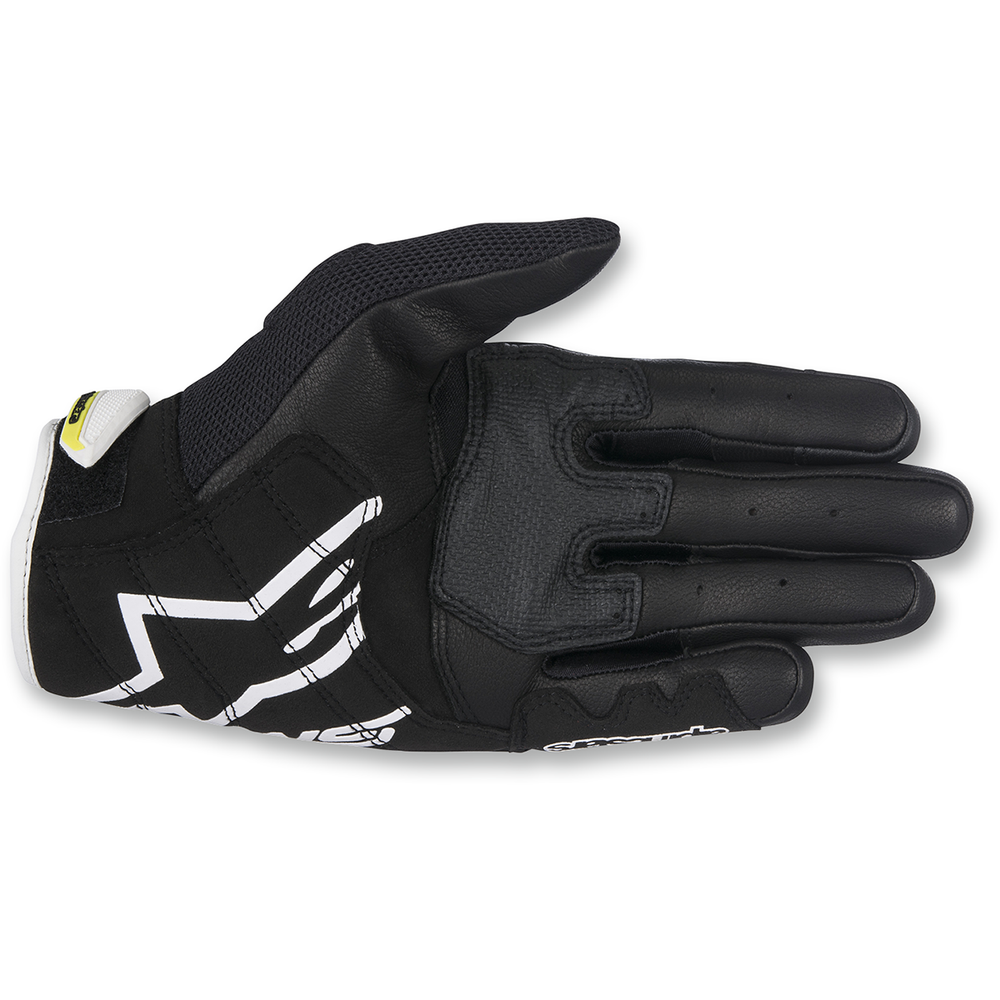 ALPINESTARS SMX-2 Air Carbon V2 Gloves - Black/White/Fluo Yellow - Large 3567717-125-L