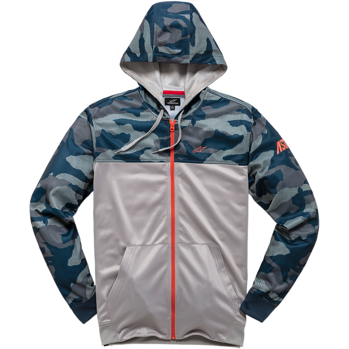 ALPINESTARS Reckon Zip Hoodie - Camo Navy - XL 1210530009071XL