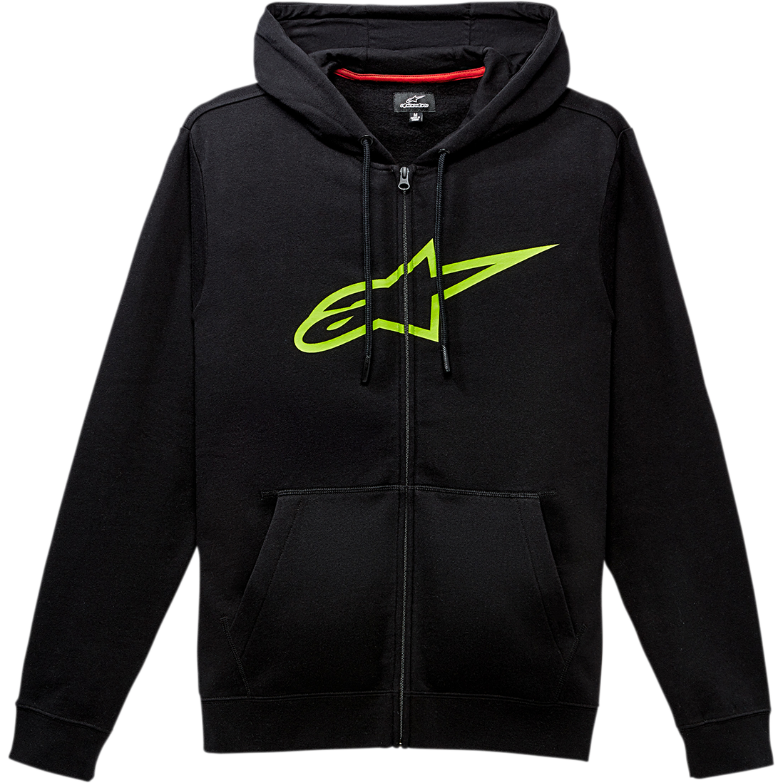 ALPINESTARS Ageless II Zip Hoodie - Black/Green - Medium 1038530521060M