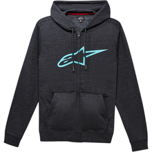 ALPINESTARS Ageless II Zip Hoodie - Charcoal/Turquoise - 2XL 10385305219762X