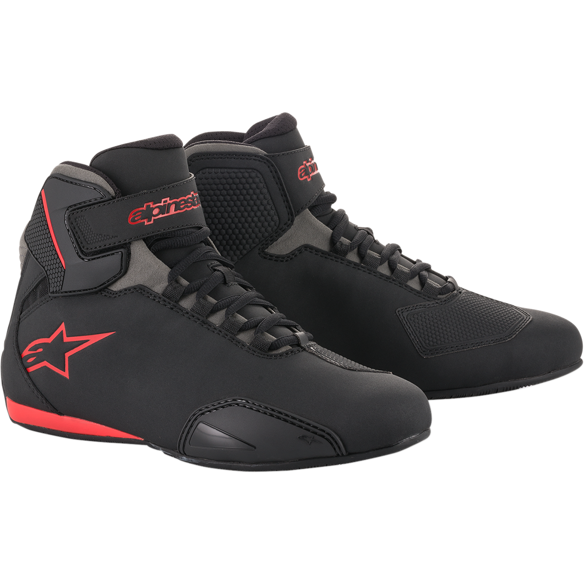 ALPINESTARS Sektor Shoes - Black/Gray/Red - US 12.5 / EU 46 2515518131125