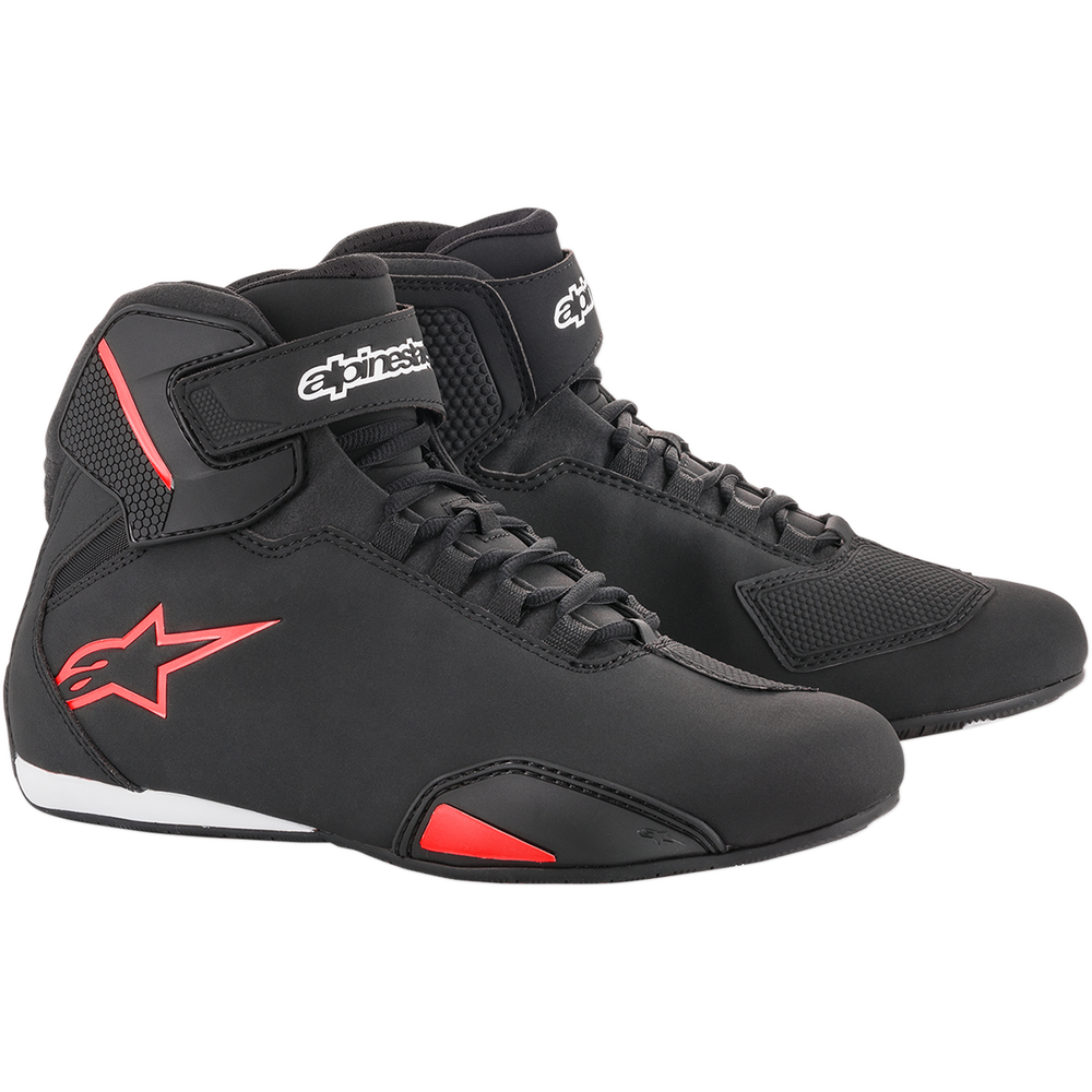 ALPINESTARS Sektor Shoes - Black/Red - US 11.5 / EU 45 2515518-13-11.5