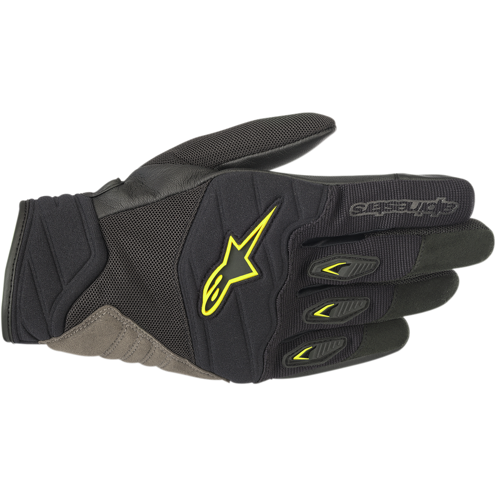 ALPINESTARS Shore Gloves - Black/Fluo Yellow - 2XL 3566318-155-2X