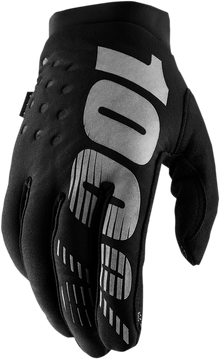 100% Women's Brisker Gloves - Black/Gray - XL 10005-00004