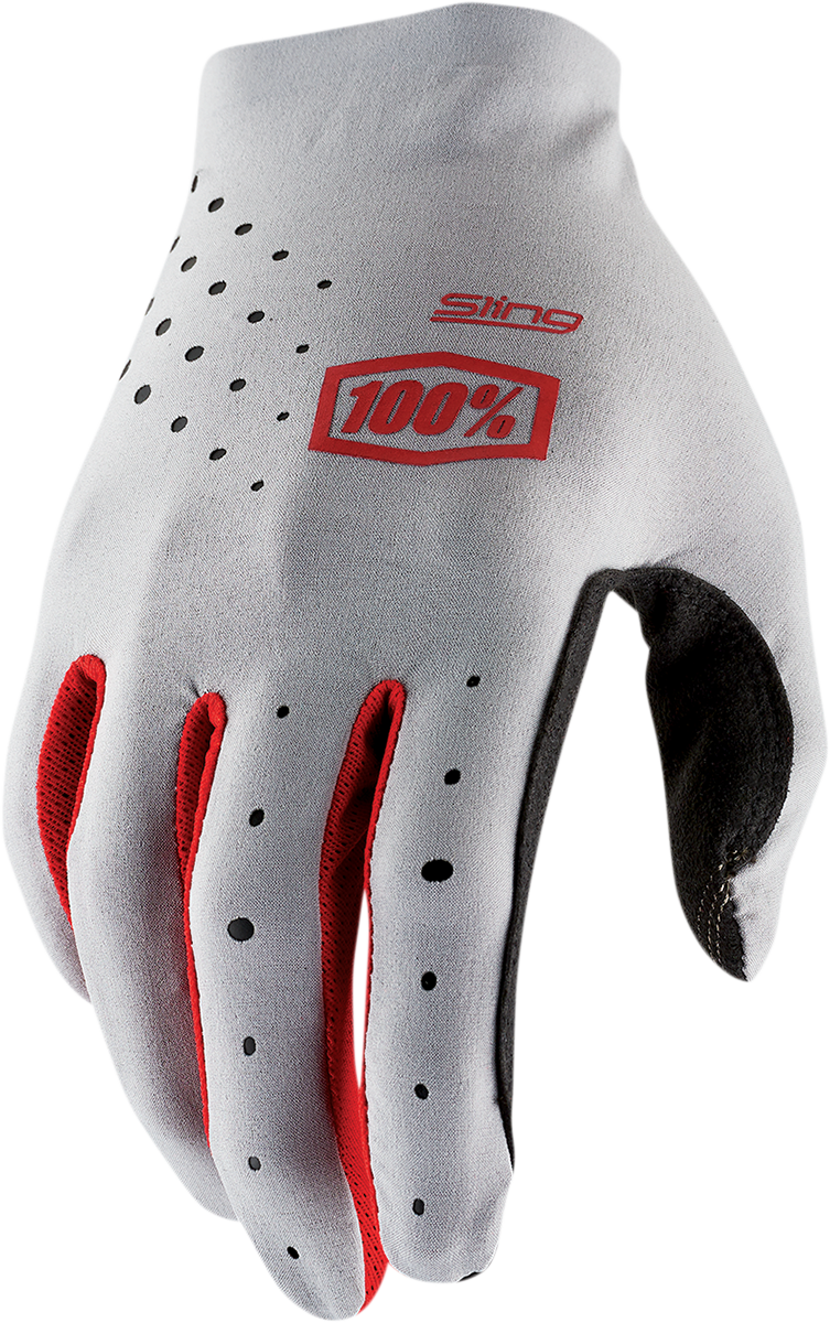 100% Sling MX Gloves - Gray - Small 10023-00015