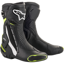 ALPINESTARS SMX Plus Boots - Black/White/Yellow Fluorescent - US 10.5 / EU 45 2221019-125-45
