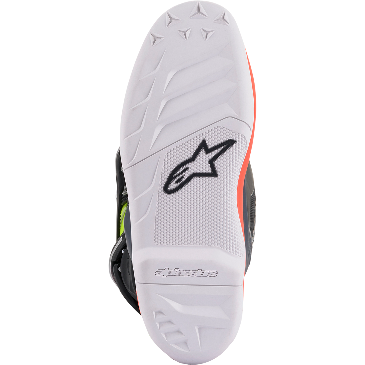 ALPINESTARS Youth Tech 7S Boots - Black/Gray/Red/White/Yellow - US 6 / EU 39 2015017-9058-6