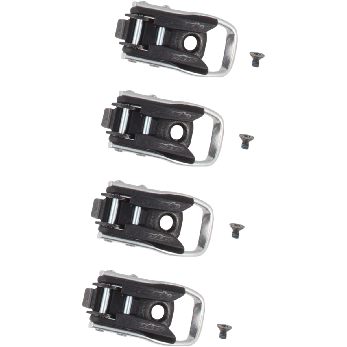 ALPINESTARS Tech 10 Boot Buckle - With Screw - Black 25LET14-10