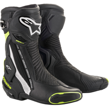 ALPINESTARS SMX Plus Vented Boots - Black/White/Yellow - US 8 / EU 42 2221119-125-42
