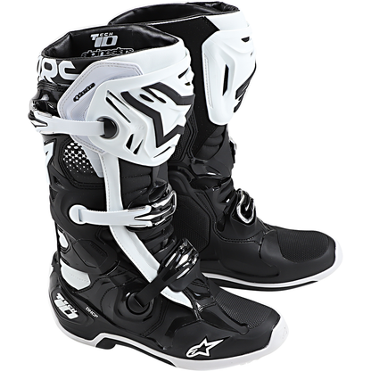 ALPINESTARS Tech 10 Boots - Black/White - US 7 / EU 40.5 2010020-12-7