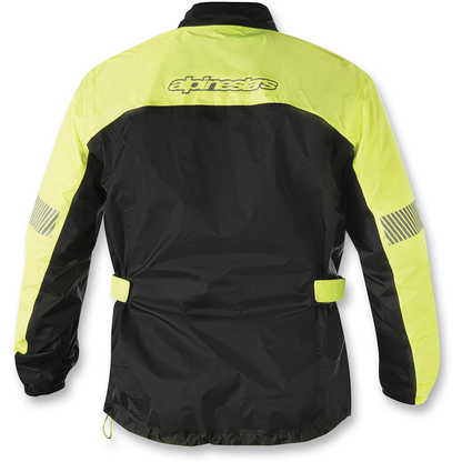 ALPINESTARS Hurricane Rain Jacket - Fluorescent Yellow/Black - Large 3204617-551-L