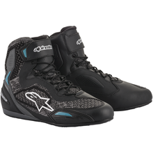 ALPINESTARS Stella Faster-3 Rideknit Shoes - Black/Teal - US 10.5 / EU 43 2510520117010.5