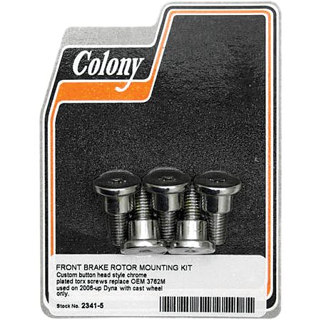 Brake Rotor Hardware Button Head Chr