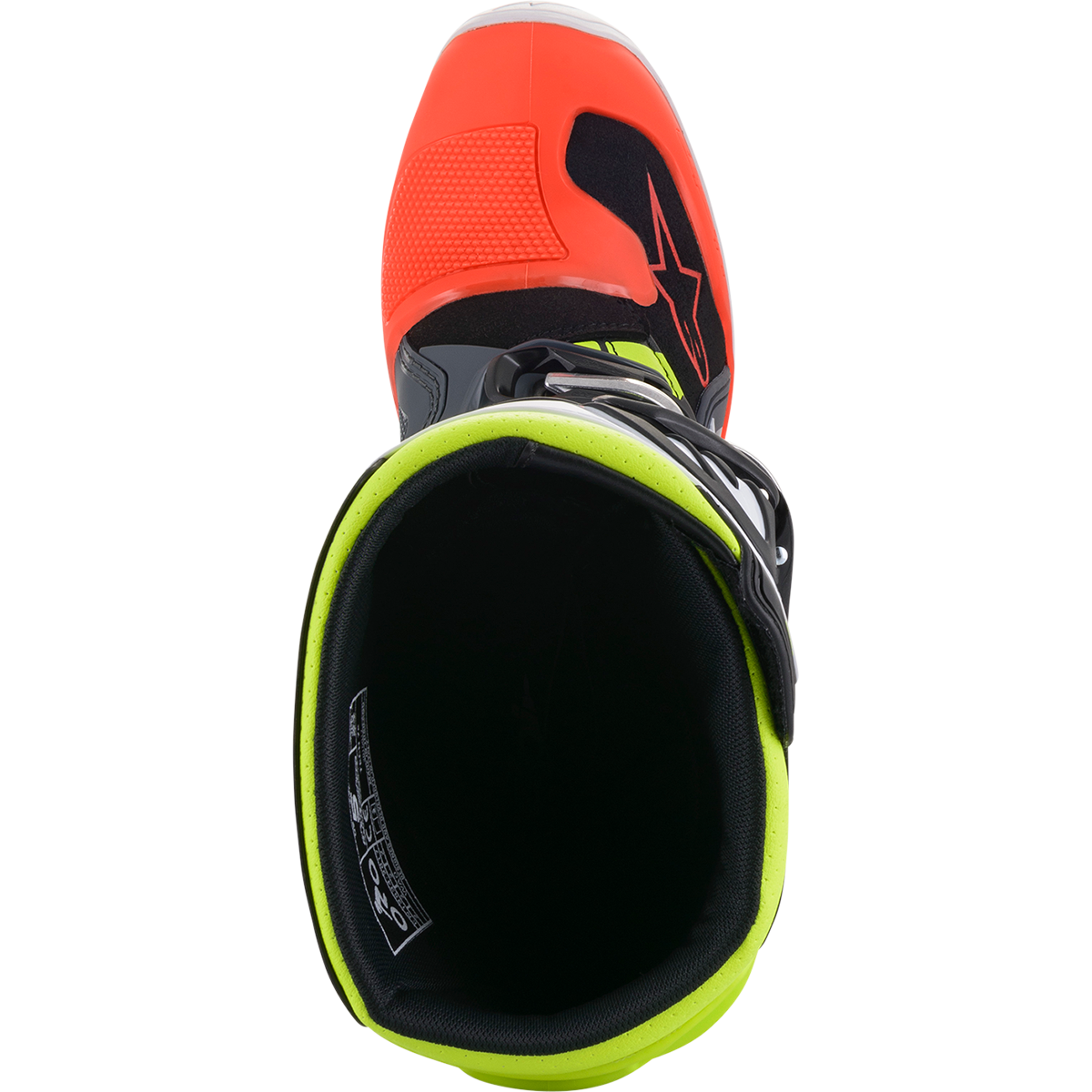 ALPINESTARS Youth Tech 7S Boots - Black/Gray/Red/White/Yellow - US 2 / EU 34 2015017-9058-2