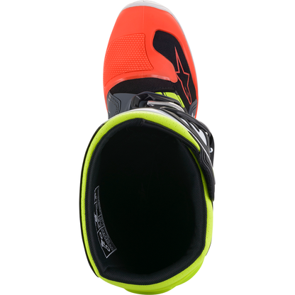 ALPINESTARS Youth Tech 7S Boots - Black/Gray/Red/White/Yellow - US 3 / EU 35.5 2015017-9058-3