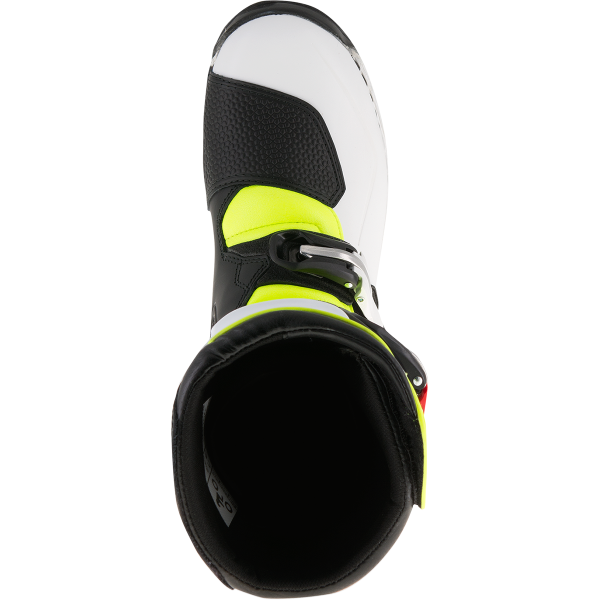 ALPINESTARS Tech-T Boots - White/Red/Yellow Fluorescent/Black - US 10 / EU 44.5 2004017-2351-10