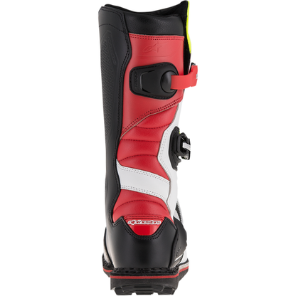 ALPINESTARS Tech-T Boots - White/Red/Yellow Fluorescent/Black - US 10 / EU 44.5 2004017-2351-10