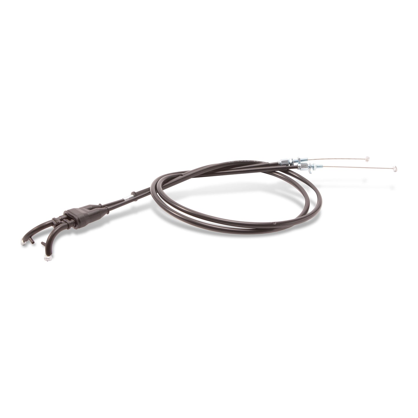Black Vinyl Throttle Push Pull Cable Set