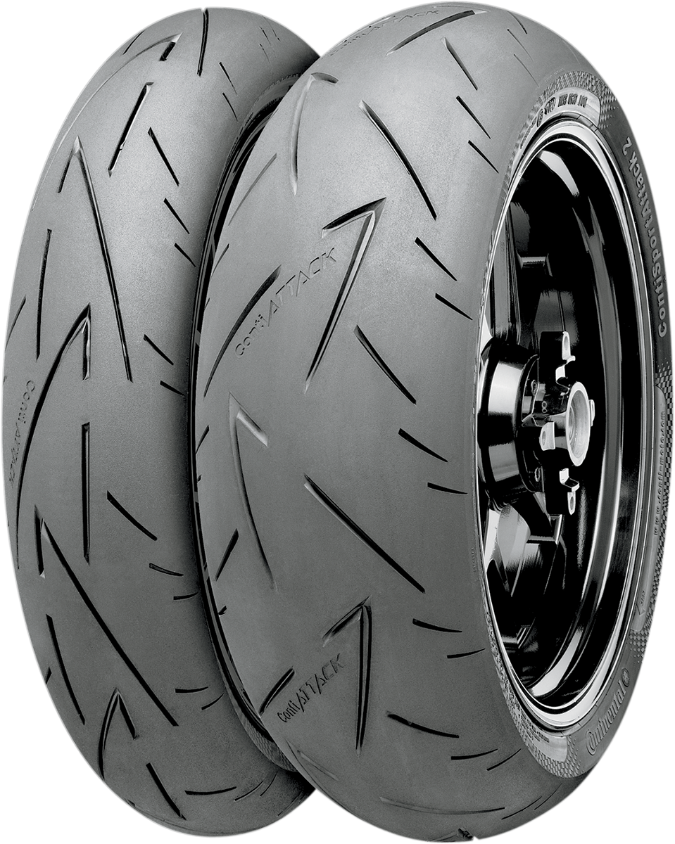 CONTINENTAL Tire - ContiSportAttack 2 - Front - 120/70ZR17 - (58W) 02440060000
