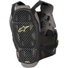 ALPINESTARS A-4 Max Chest Guard - Black/Anthracite/Yellow Fluo - XL/2XL 67015201155XL2X