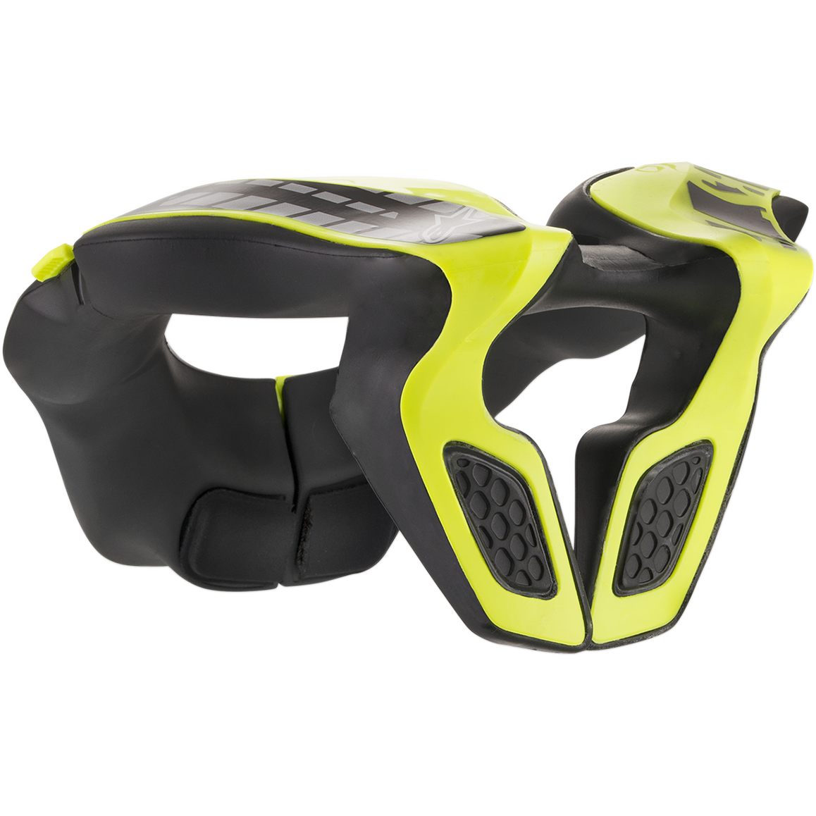 ALPINESTARS Youth Neck Support - Black/Yellow Fluo - One Size 6540118-155-OS