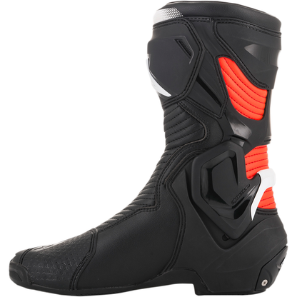 ALPINESTARS SMX Plus Boots - Black/White/Red Fluorescent - US 6.5 / EU 40 2221019-1231-40