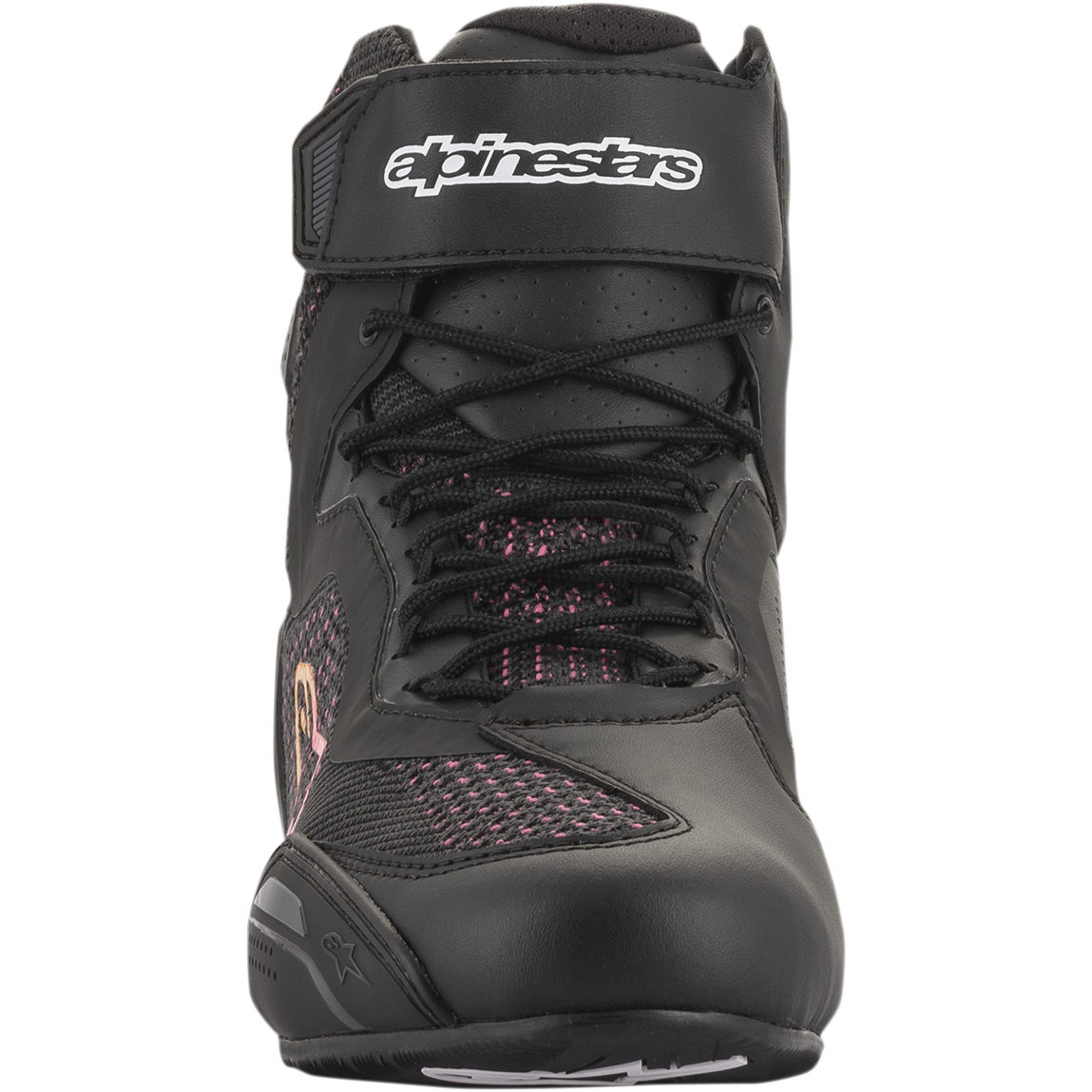 ALPINESTARS Stella Faster-3 Rideknit Shoes - Black/Yellow/Pink - US 9 / EU 41 251052014399