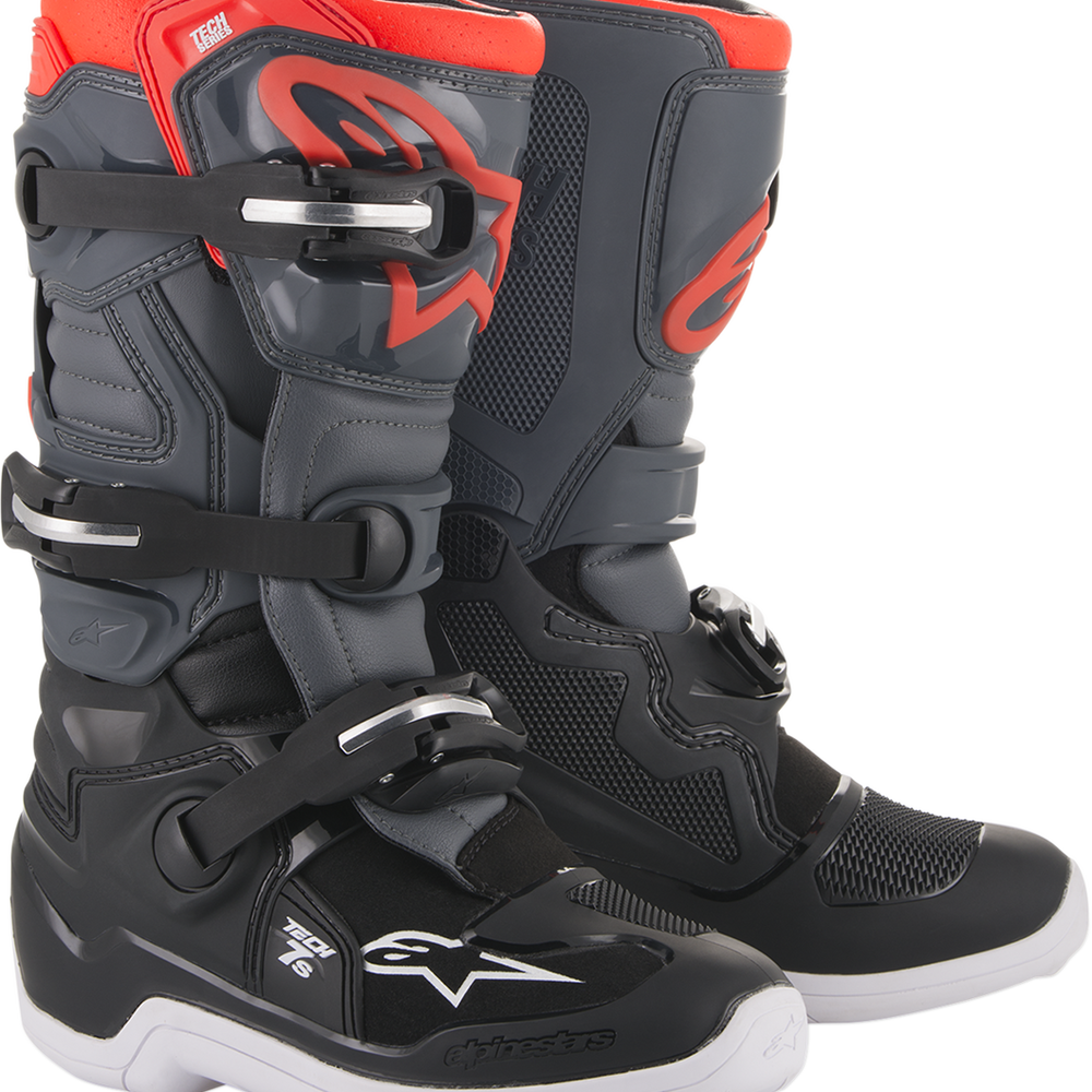 ALPINESTARS Youth Tech 7S Boots - Black/Gray - US 7 / EU 40.5 201501711337