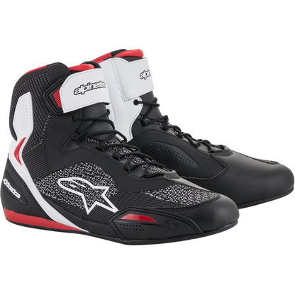 ALPINESTARS Faster-3 Rideknit? Shoes - Black/White/Red - US 9.5 / EU 42.5 2510319123-9.5