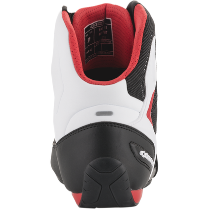 ALPINESTARS Faster-3 Rideknit? Shoes - Black/White/Red - US 12 / EU 45.5 2510319123-12