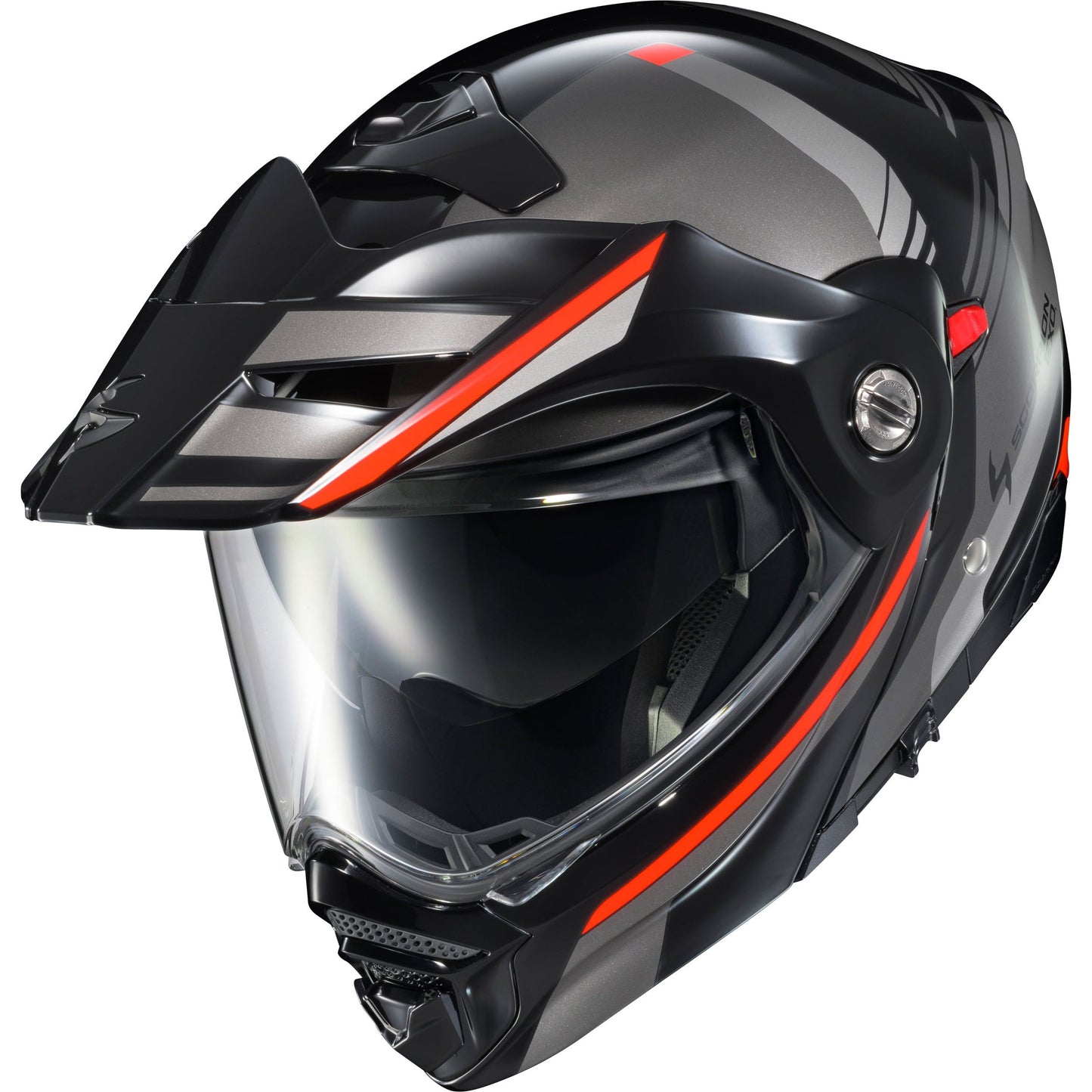 Exo At960 Modular Helmet Monk Black/Red Sm