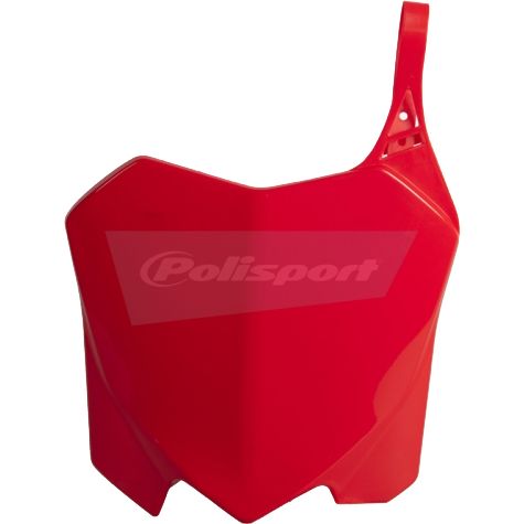 Front Number Plate Red
