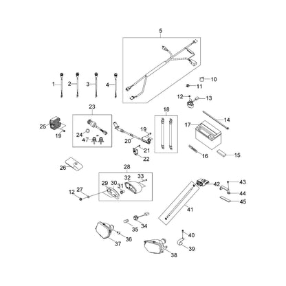 Polaris RZR Relay Starter, Genuine OEM Part 0455028, Qty 1