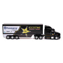 1:32 Scale Rockstar Husqvarna Racing Transporter Rig