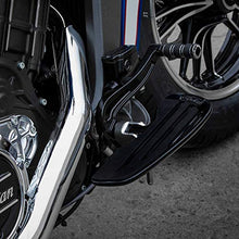 Indian Motorcycle Rider Floorboards with Inlays in Gloss Black, Pair - 2883056-266