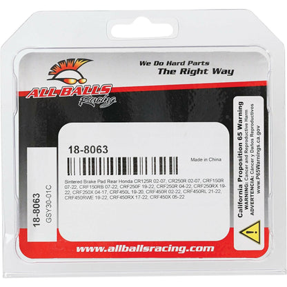 Brake Pad Kit Sintered