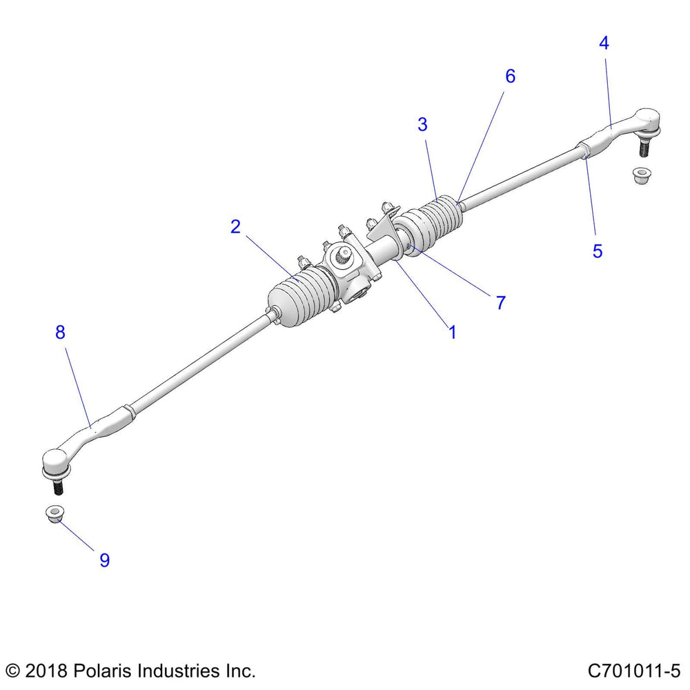 
                      
                        Polaris RZR Steering Gear Box Assembly, Genuine OEM Part 1823993, Qty 1
                      
                    