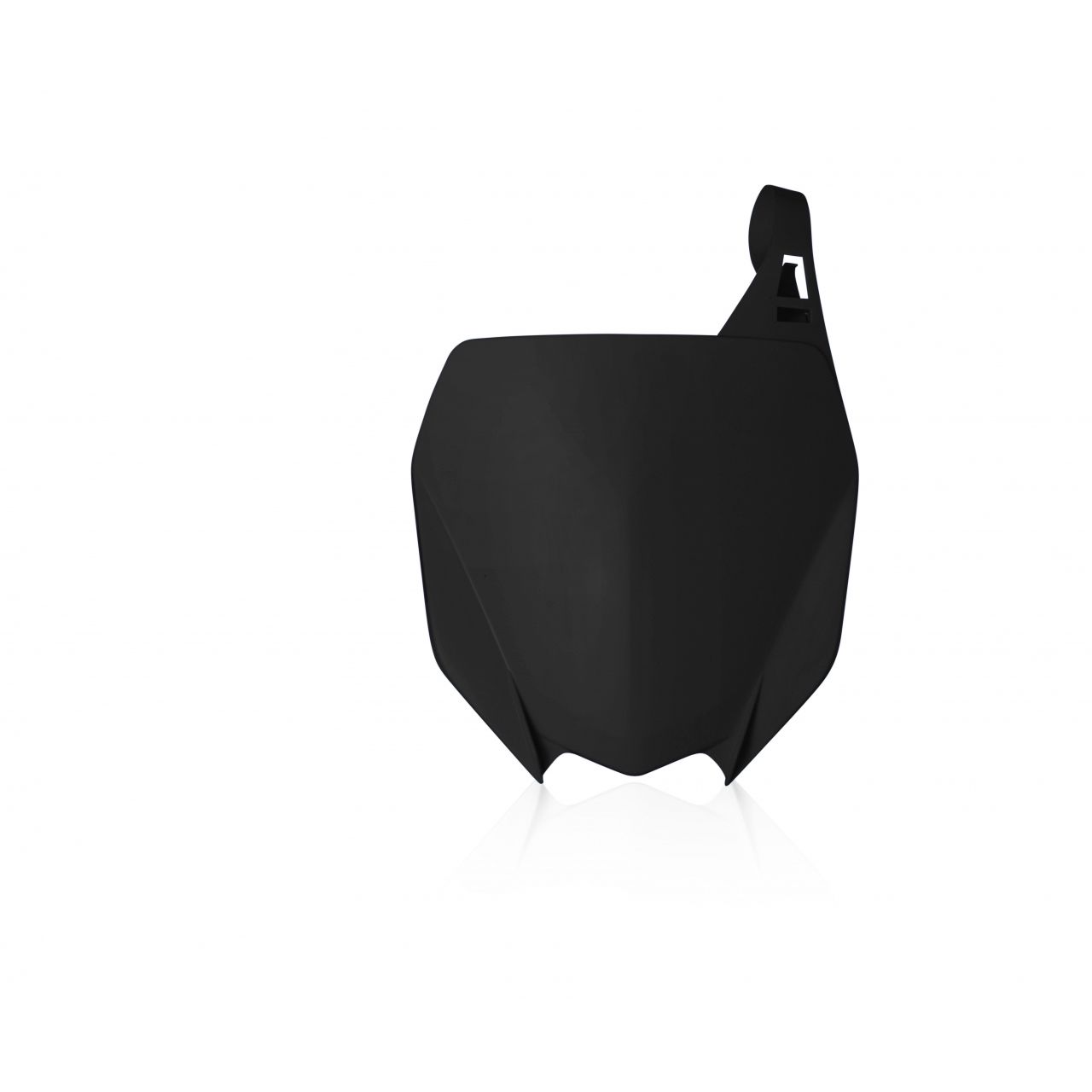 Front Number Plate Black