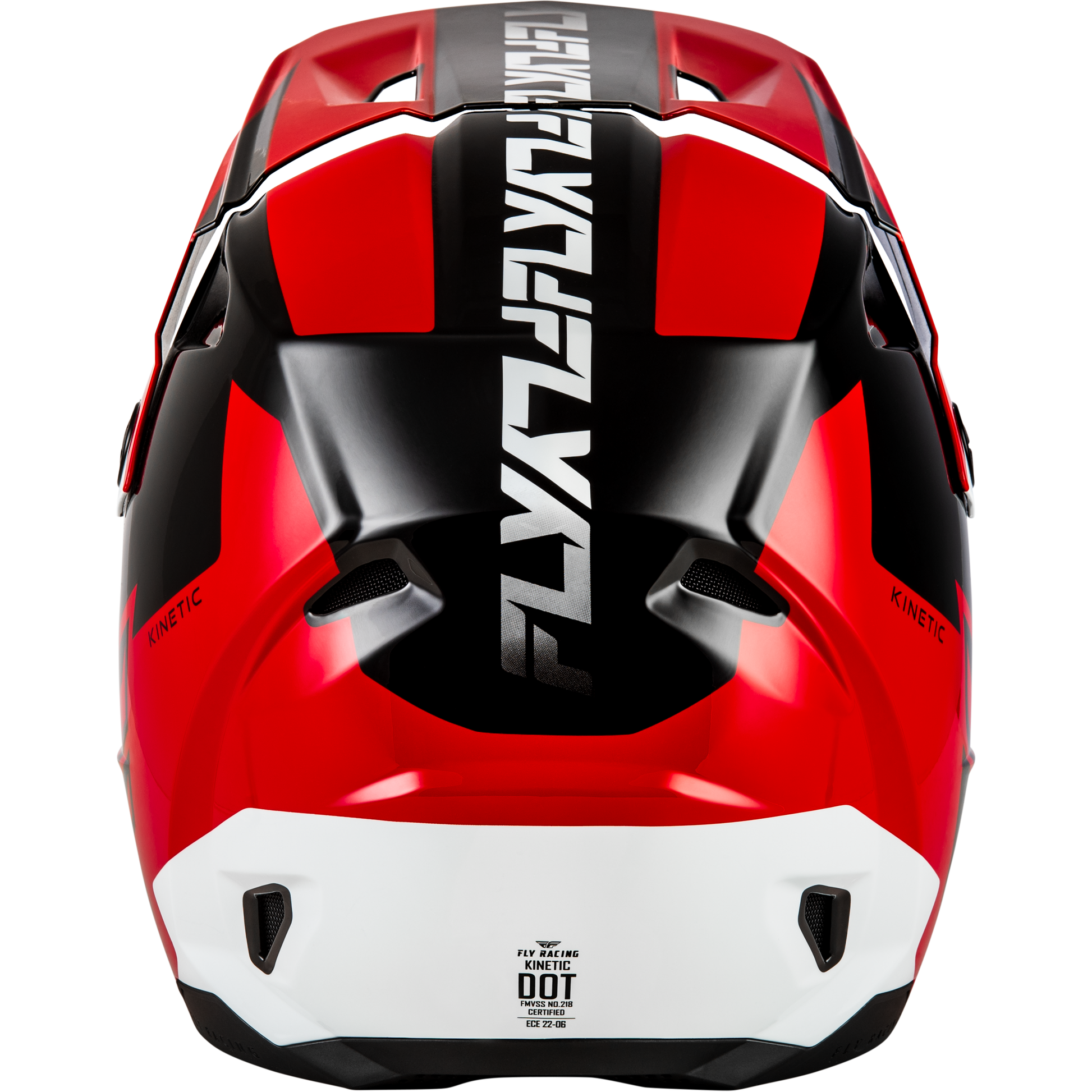 Kinetic Crest Helmet Red/Black/White Xs