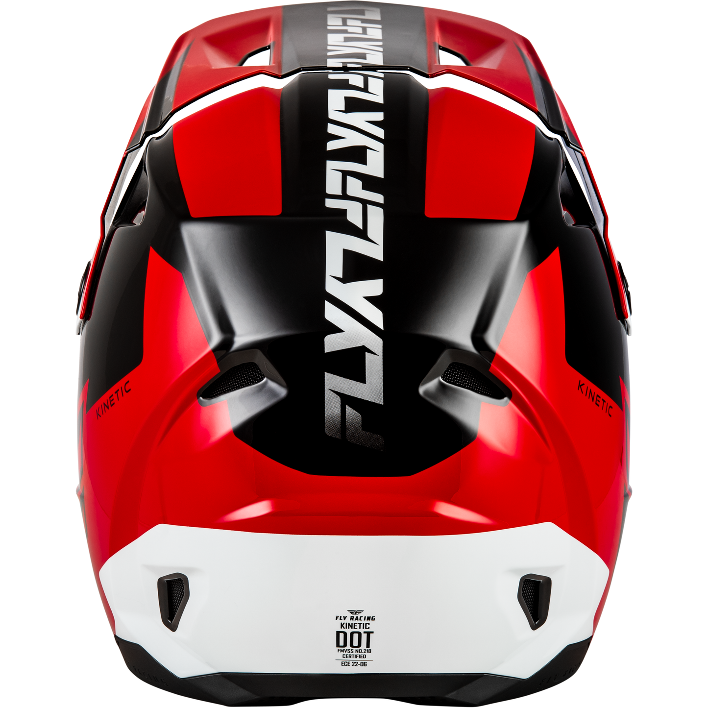 Kinetic Crest Helmet Red/Black/White Sm