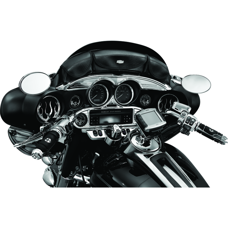 Kuryakyn Flame Speaker Grills Chrome
