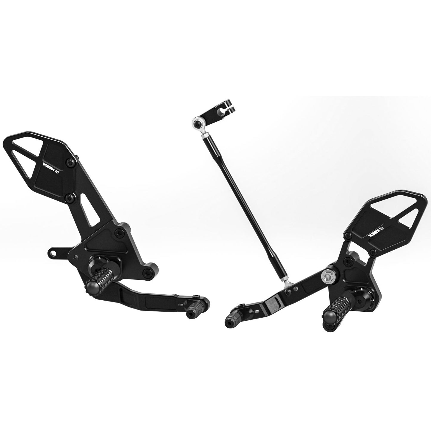Rear Set Complete Blk Yam
