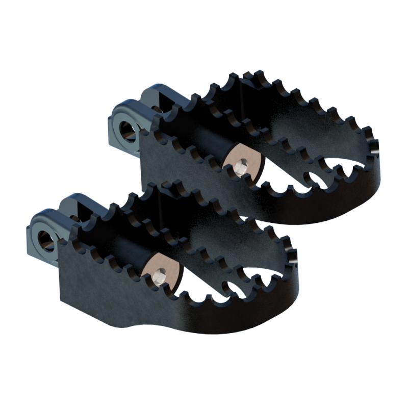 Burly Brand MX Pegs Rider - Black