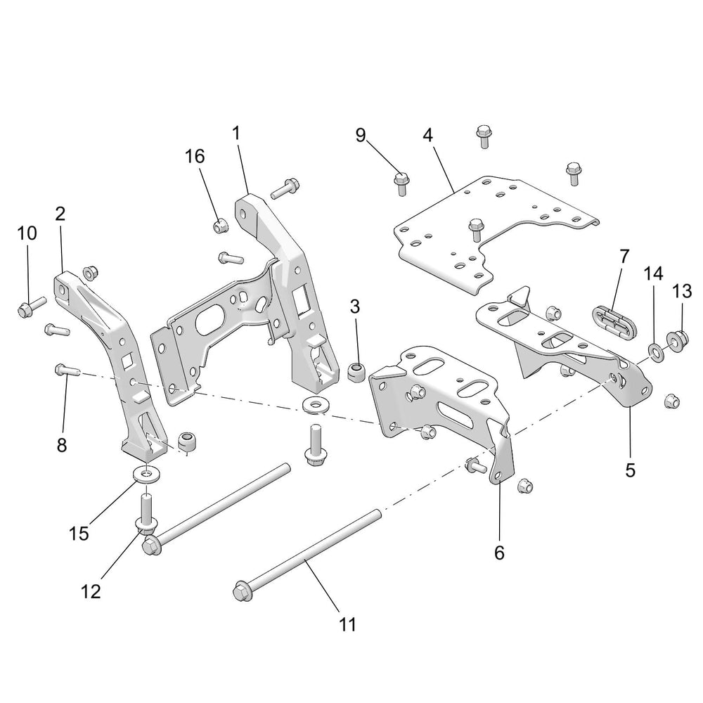 Polaris RZR Washer, 32 x 12.5 x 4, ZFB, Genuine OEM Part 7557202, Qty 1